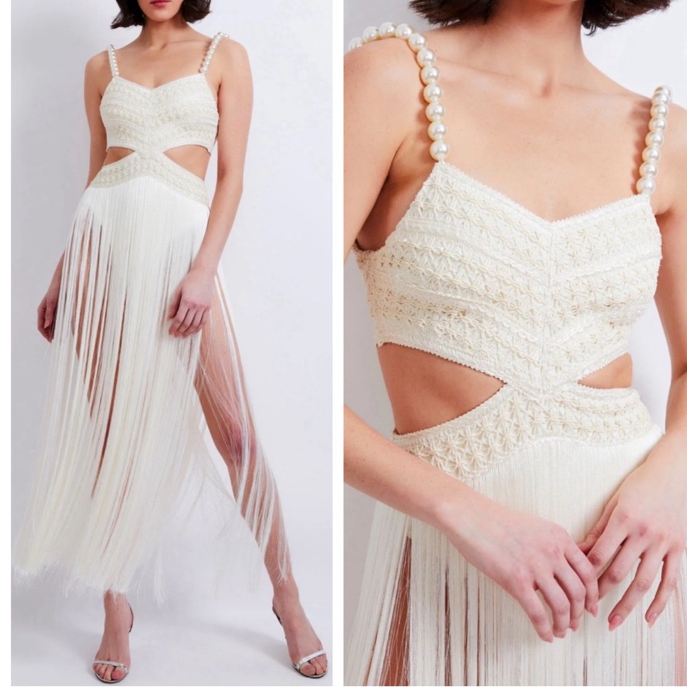 PatBO Cream Maxi Dress - Picture 2 of 16